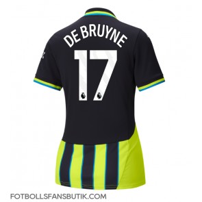 Manchester City Kevin De Bruyne #17 Replika Bortatröja Damer 2024-25 Kortärmad